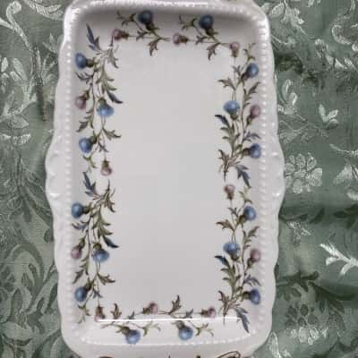 Royal Albert- Brigadoon, Rectangular Sandwich/ Slice/ Biscuit/ Cake Tray