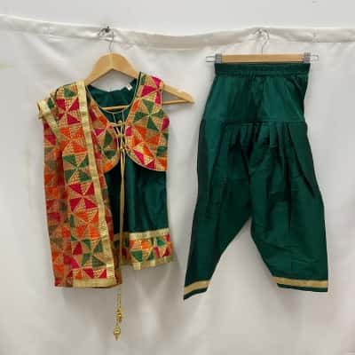 Unbranded Kids Indian Outfit 3Pieces SET Size 26 Green 