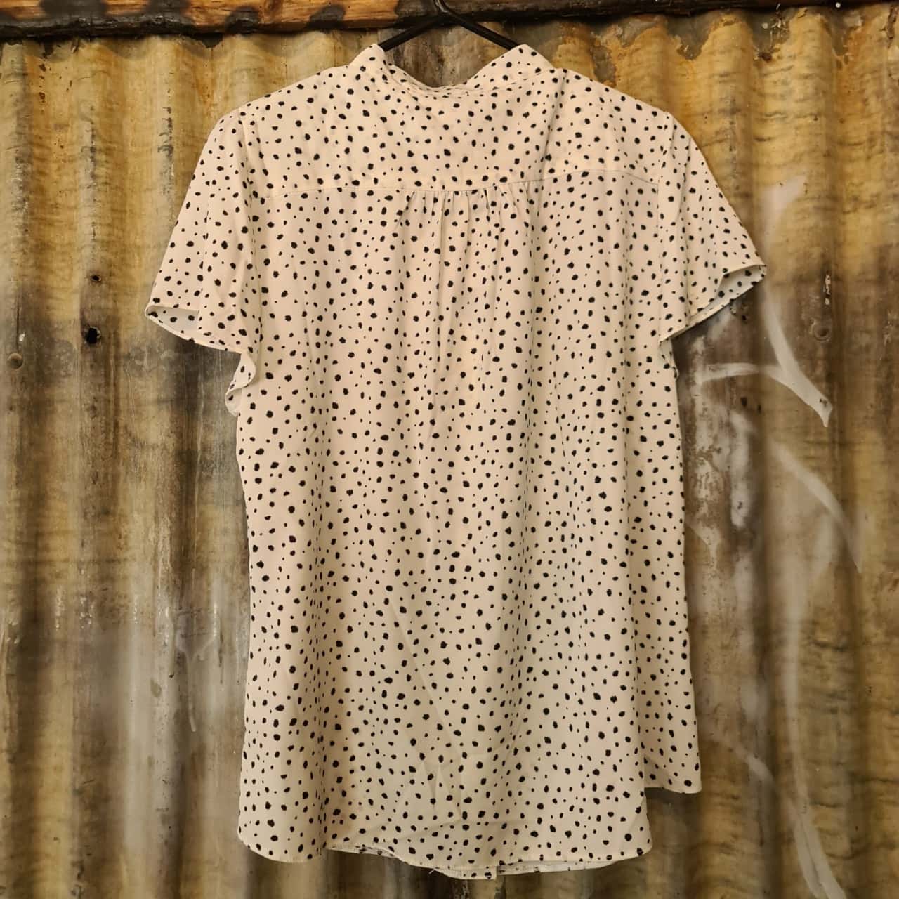 Jupe Portmans Taille 16 – Noire Et Blanche – Plissée, Longueur Genou – Taille Plus