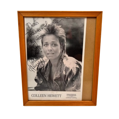 Colleen Hewett Signed Autographed Framed Promotional Photograph