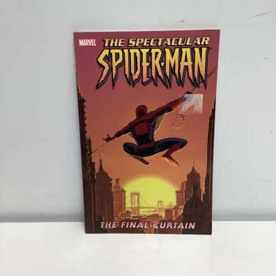 The spectacular spider-man: the final curtain Marvel comic book 