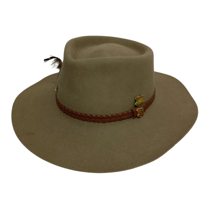  Stateman Mens  Size 59 Hat Brown 