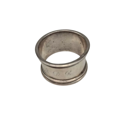 LATE ART DECO STERLING SILVER NAPKIN RING 