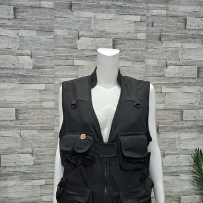  Women's Acid utility vest Size L Black 