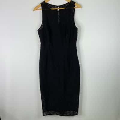 Forever New Indi Lace Spliced Mini Pencil Dress – Size 12