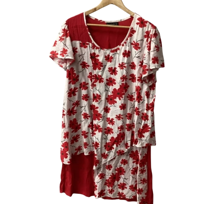 Cordelia Street Womens  Size 18 Casual Dress Floral / Red G