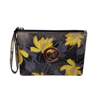 Mimco Womens Dark Floral Pouch