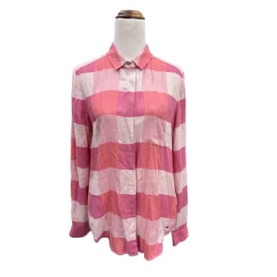 Tommy Hilfiger Womens Shirt Size 6 Pink  