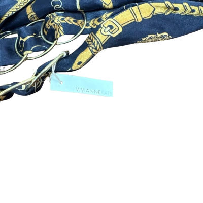  Womens  Scarf Vivienne Kats Black/Yellow/Gold