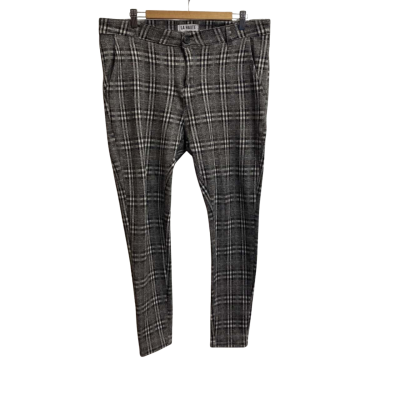 La Haute Couture  Mens  Size 36 Straight Leg Pants Grey / White 