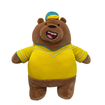 We Bare Bears Plush Miniso Brown Bear 21cm