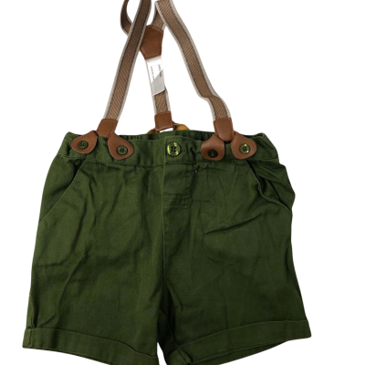 Baby Baby Kids  Size 12-18m Green Shorts with Braces