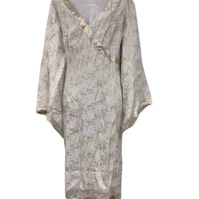 Womens  Size 14 Long Sleeve Dress Champagne / Cream 
