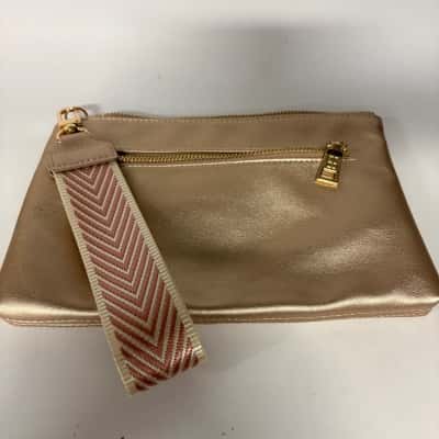Louenhide Champagne Coloured Clutch/Travel Bag
