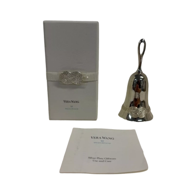 Vera Wang Silverplated 'Infinity Kissing Bell' w/ Box