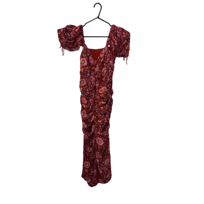 Sass & Bide Floral/Rust Pattern “Unknown Pleasures Dress” Size 12