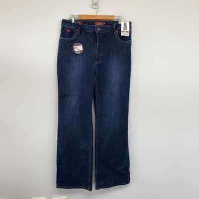 Ringers Western Dark Blue Indi High Rise Bootleg Jeans Size 20 
