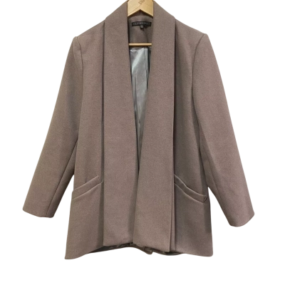 Liz Jordan Womens  Size 14 Trench Coat / Winter Coat Beige 