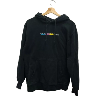David's Vlog  Size S Hoodie Black  
