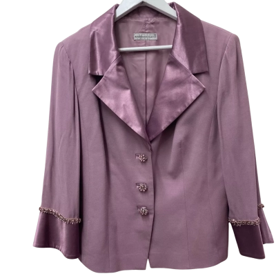 Anthea Crawford Womens  Size 14 Blazer Lilac / Purple 