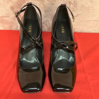 Cider Mary Jane High Heel Shoes Women's  Size 41 Black  