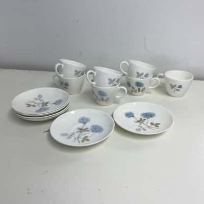 Wedgwood Ice Rose 7 Tea Cup And Saucer 