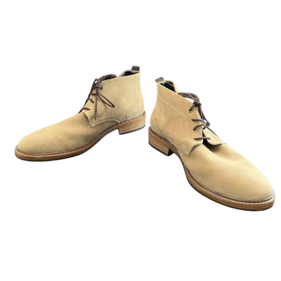 Wild Rhino Mens Clapton Desert Boots Beige 