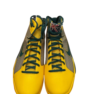 Mens Nike  Hyperdunk supreme Australia Size 11.5 Sneakers Gold / Green / Yellow 