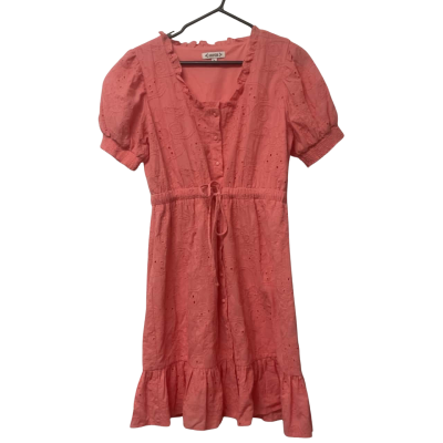 Womens Nanette  Size 10 Casual Dress Peach 