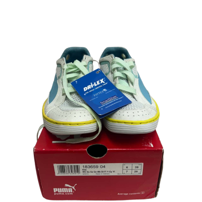 Puma Womens Runners UK Size 6 Blue/Teal/White/Yellow 