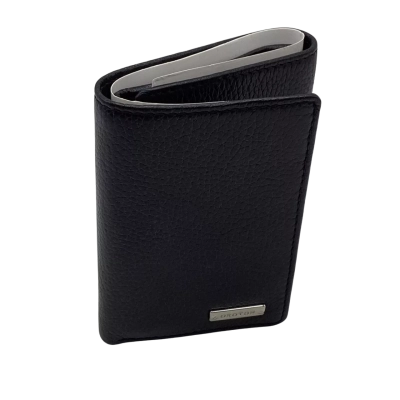 Oroton Mens Black Leather Wallet NWOT         (SWHP)