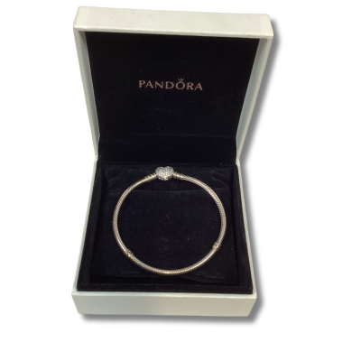 Pandora Womens Bangle / Bracelet Silver 