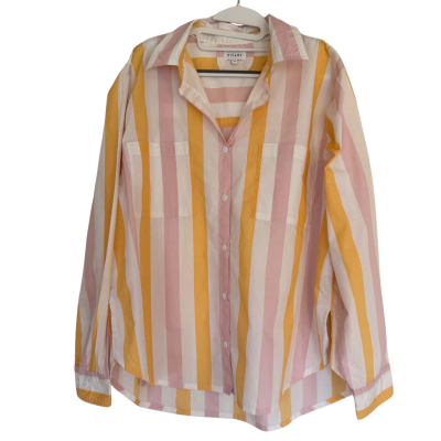 Piyama.   Loungewear Striped Shirt  Size M 