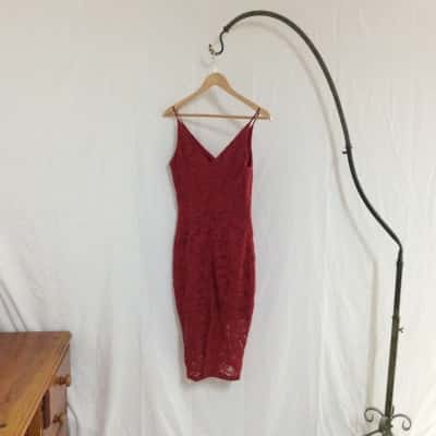 Rodeo Show Women's  Size 8 Formal Dress Floral / Red 
