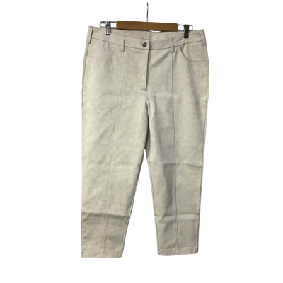 Heine Womens Size 42 Beige Snakeskin Print Pants