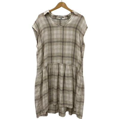 Hammock & Vine Womens  Size 14 Sleeveless Dress  Beige / Cream / Pattern 