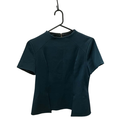 Cue Womens  Size 14 Short Sleeve Top Green