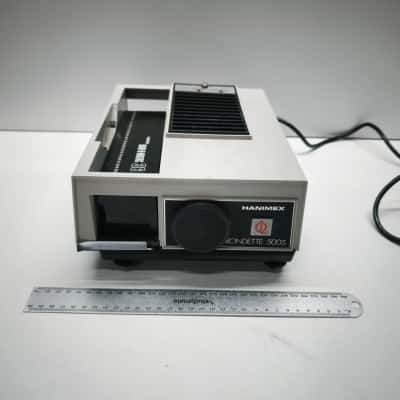 Vintage Hanimex Rondette 500S 35mm Slide Projector Untested AS IS Boxed