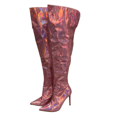  Sheln Womens  Size 8 Boots Pink  