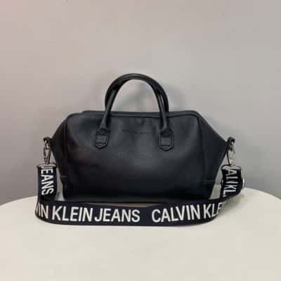 Calvin Klein Jeans Medium Cross Body  / Handbag Black  / White 