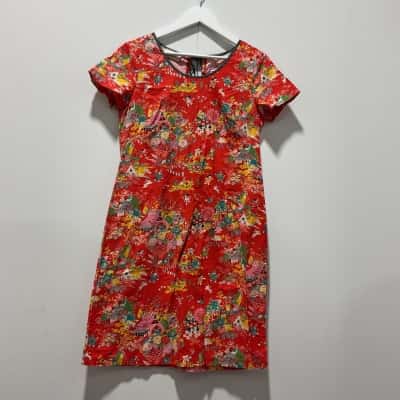 Maiocchi Womens Dress Size M Pattern / Red 