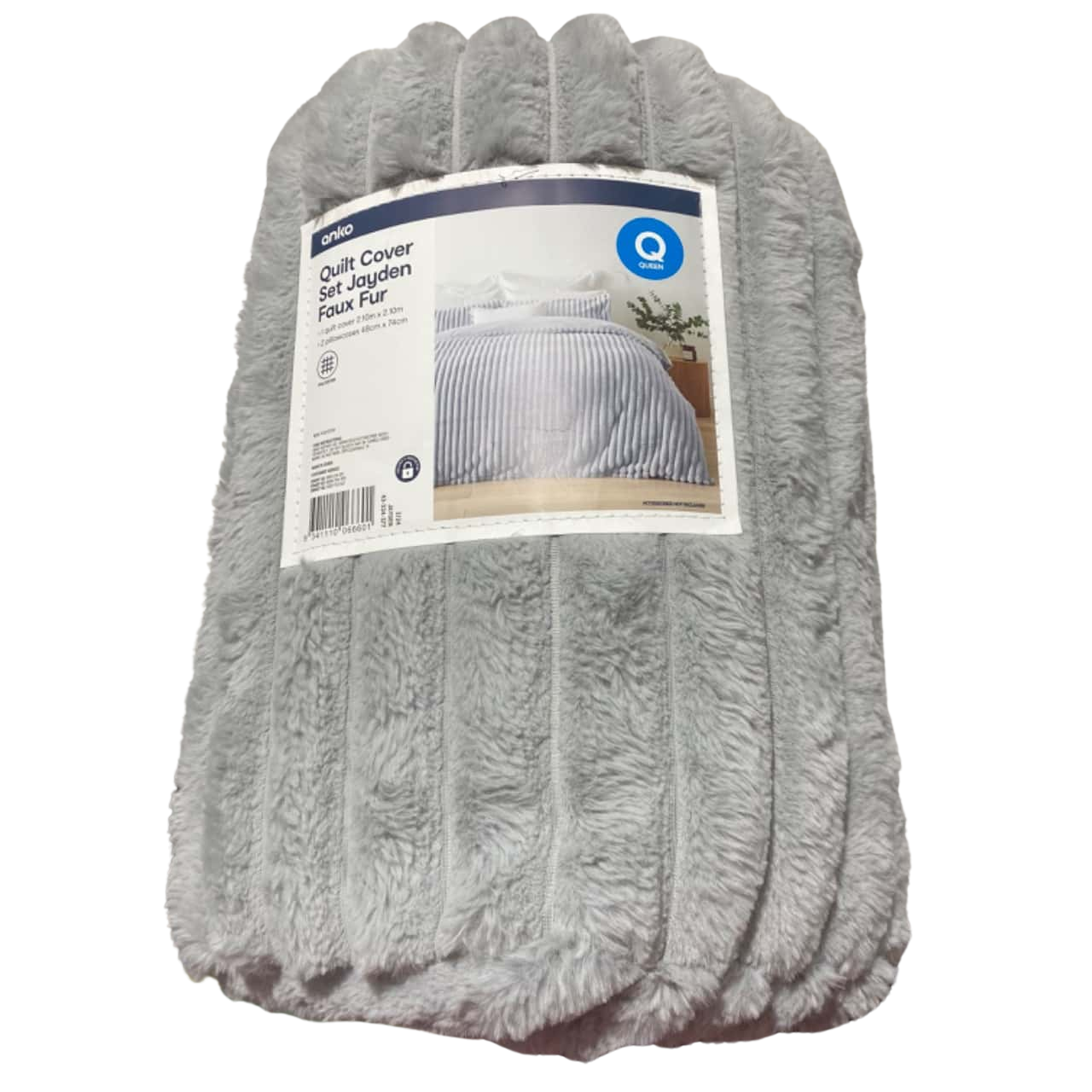 Anko quilt cover set Jayden Faux Fur Queen