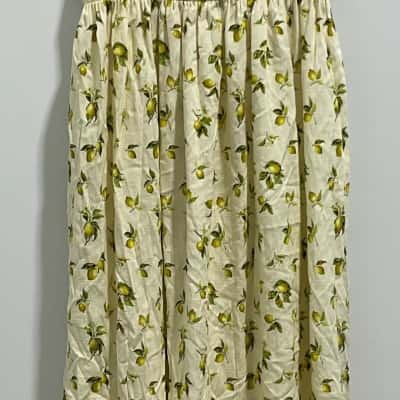 Max Studio Womens Dress Size S Green / White / Yellow 