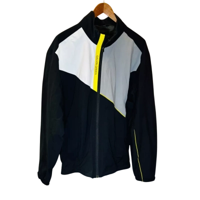 GALVIN GREEN Size XL Front Zipper Golf Jacket Black  
