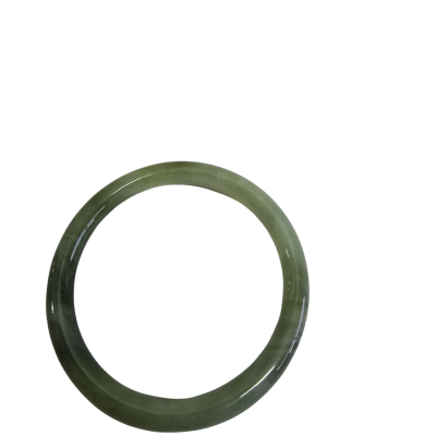 Green Jade Nephrite Carved Smaller size Bangle
