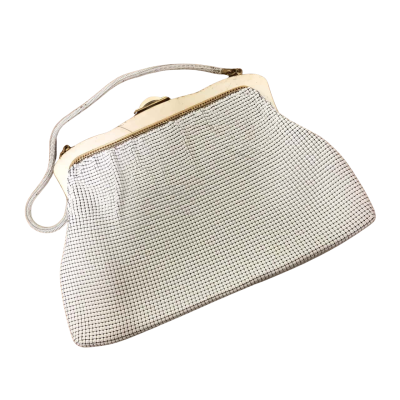 Glomesh Womens Hand Bag  Other White - VINTAGE