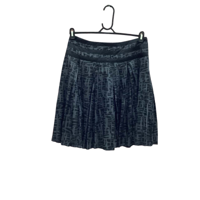 French Connection Womens Size 10 Mac Grey & Black Pleated Skirt