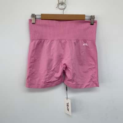 AYBL Baby Pink Empower Seamless Shorts Size L