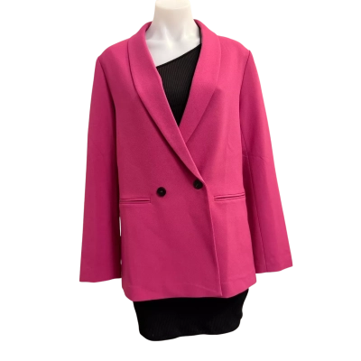  Womens  Size 6 Suit Jacket Pink  