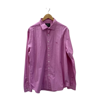 Rodd & Gunn Mens  Size XL Checked Shirt Pink  